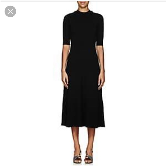 Proenza Schouler Dresses & Skirts - Proenza Schouler Rib Knit Black Midi Dress S